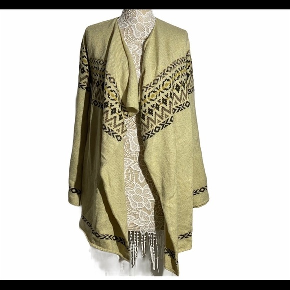 NWT Chaser Drape Front Cardigan Vintage Sweater M - Picture 5 of 16